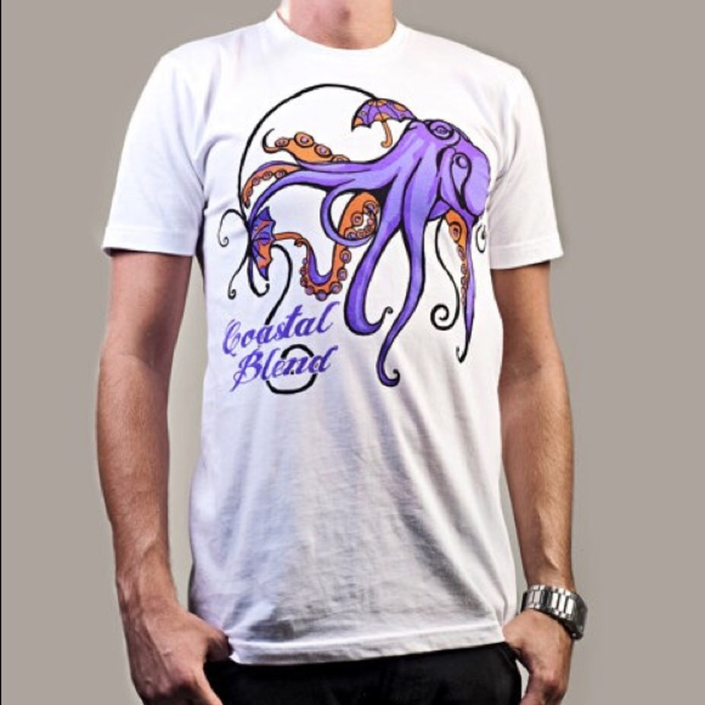 Octopus Coastal Blend t shirt